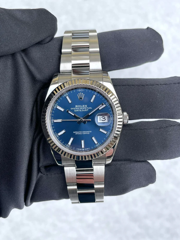 Rolex Datejust 41 Blue Dial Box+Papers 2021